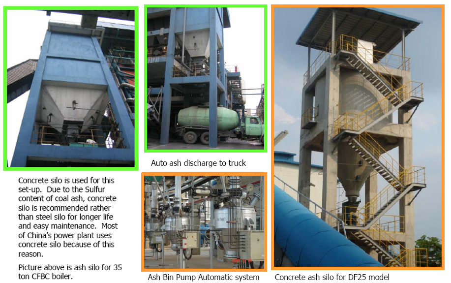 Ash Bin Pump and Air Conveyor / Steel Ash Silo