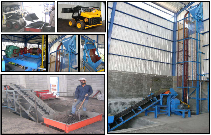 Coal Feeding Flat Conveyor /Coal Crusher and Lifter
