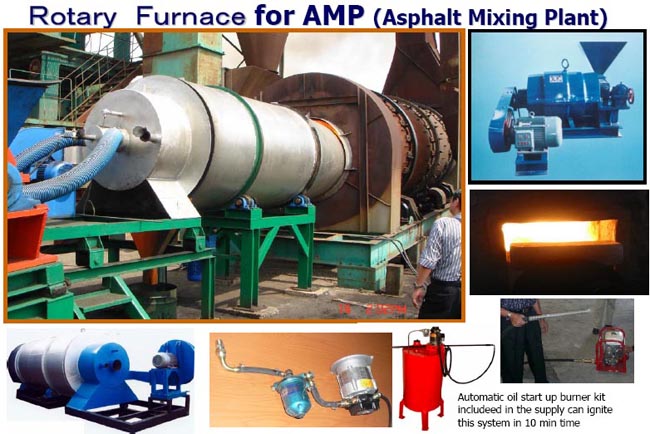 Rotary Furnace for AMP (Asphalt Mixing Plant)