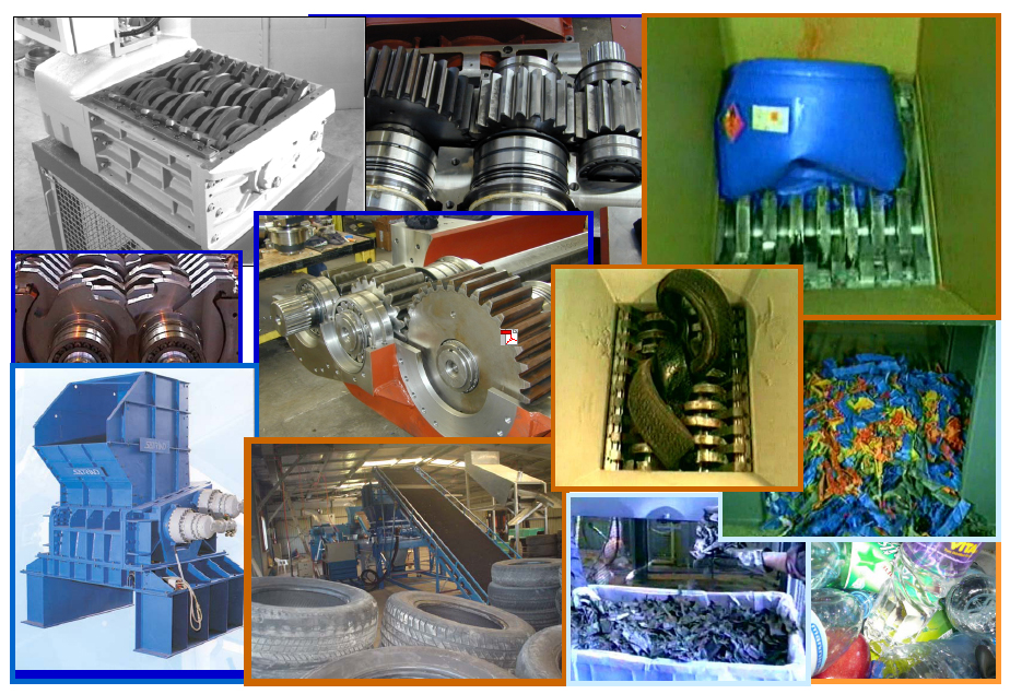 Shreder, Plastic Waste and Tire