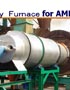 Rotary furnace for AMP