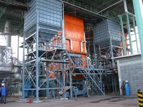 2 台DF-22, 22 ton 25 Kg/cm2 压力流化床燃煤锅炉在TEIJIN INDONESIA FIBER(TIFICO), Tangerang